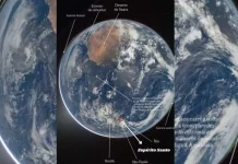 Espírito Santo aparece em foto feita por astronautas da missão Artemis II